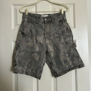 Camo Denim Shorts